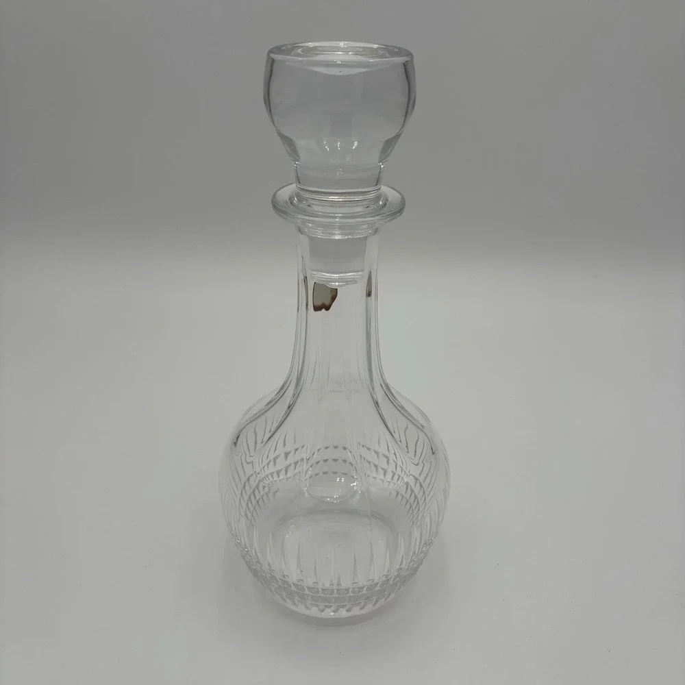 Crystal‎ Taille France Lead Crystal Beverage Whiskey Decanter With Stopper MCM